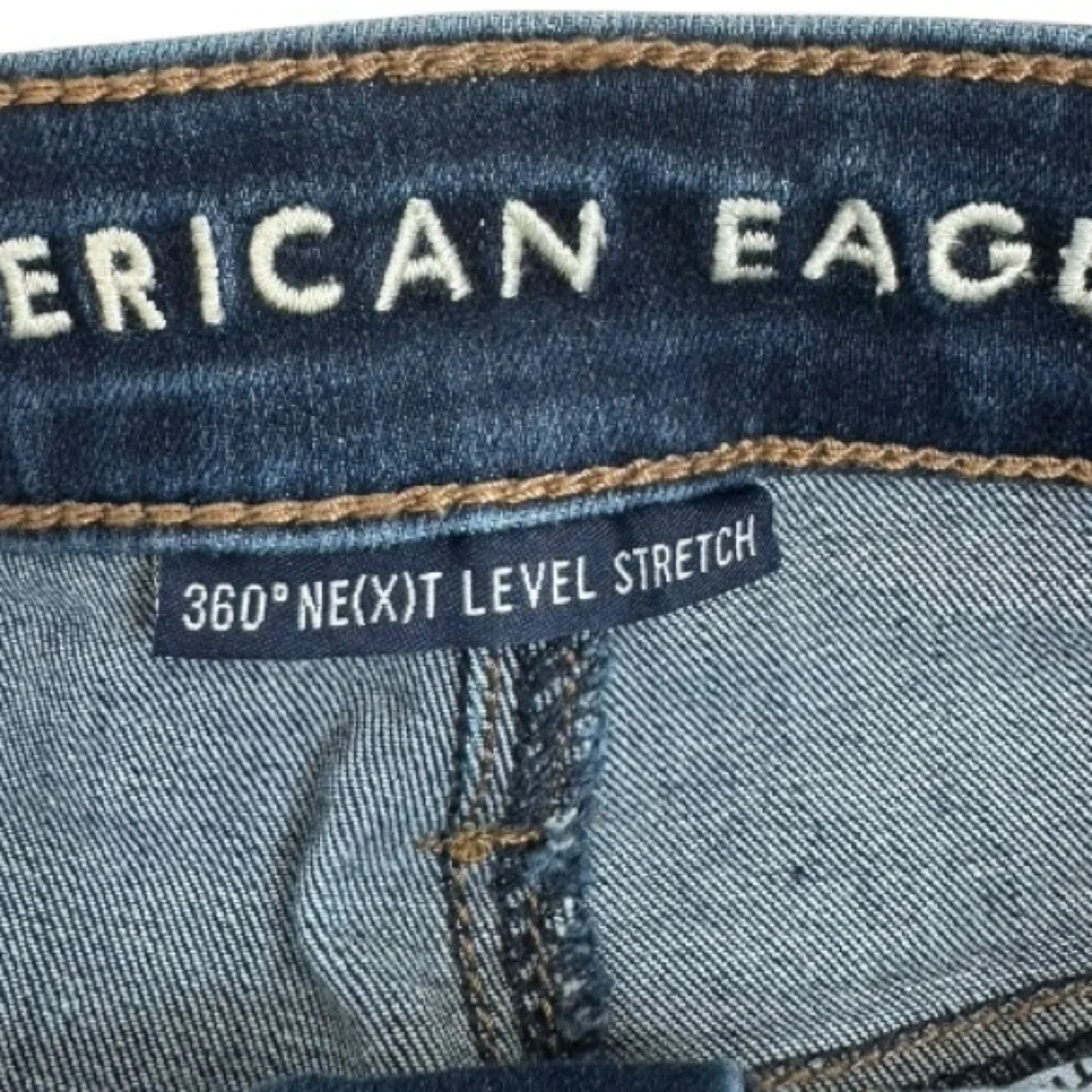 AMERICAN EAGLE Super High-Rise Jeggings Dark Wash Size 2 W26 L28 NWOT - Picture 8 of 8